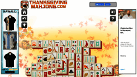 What Thanksgivingmahjong.com website looked like in 2021 (2 years ago)