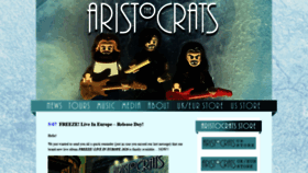 What The-aristocrats-band.com website looked like in 2021 (2 years ago)
