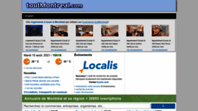 What Toutmontreal.com website looked like in 2021 (2 years ago)