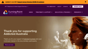 What Turningpoint.org.au website looked like in 2021 (2 years ago)