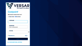 What Time.versar.com website looked like in 2021 (2 years ago)