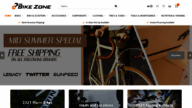 What Thebikezone.com website looked like in 2021 (2 years ago)