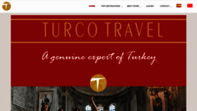 What Turcotravel.com website looked like in 2021 (2 years ago)