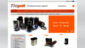 What Tinpak.com website looked like in 2021 (2 years ago)