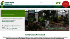 What Tuinbranche.nl website looked like in 2021 (2 years ago)