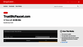 What Trustbtcfaucet.com website looked like in 2021 (2 years ago)