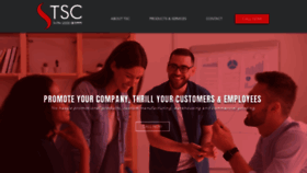 What Tscinc.net website looked like in 2021 (2 years ago)