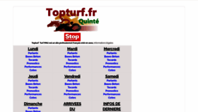 What Topturf.fr website looked like in 2021 (2 years ago)