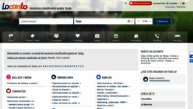 What Tarija.locanto.com.bo website looked like in 2021 (2 years ago)