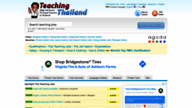 What Teachingthailand.com website looked like in 2021 (2 years ago)