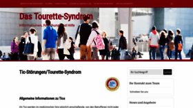 What Tourette-zentrum.de website looked like in 2021 (2 years ago)