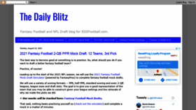 What Thedailyblitz.com website looked like in 2021 (2 years ago)