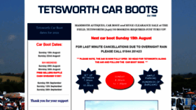 What Tetsworthcarboots.co.uk website looked like in 2021 (2 years ago)