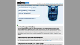 What Txtdrop.com website looked like in 2021 (2 years ago)