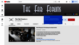 What Thefabforums.com website looked like in 2021 (4 years ago)