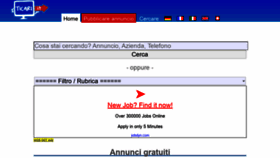 What Ticari.it website looked like in 2021 (2 years ago)
