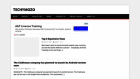 What Techymozo.com website looked like in 2021 (2 years ago)