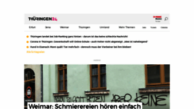 What Thueringen24.de website looked like in 2021 (2 years ago)
