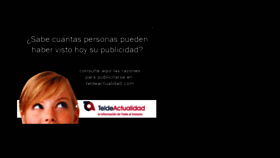 What Teldeactualidad.com website looked like in 2021 (2 years ago)
