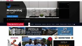 What Trebinjelive.info website looked like in 2021 (3 years ago)