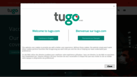 What Tugo.com website looked like in 2021 (2 years ago)
