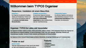 What Typo3-org.de website looked like in 2021 (2 years ago)