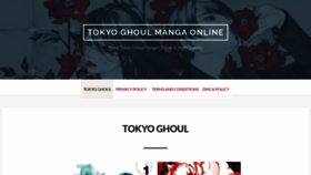 What Tokyoghoulmanga-online.com website looked like in 2021 (2 years ago)