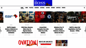 What Thebossnewspapers.com website looked like in 2021 (2 years ago)