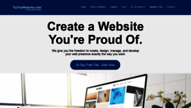 What Tiptopwebsite.com website looked like in 2021 (2 years ago)