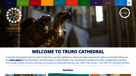 What Trurocathedral.org.uk website looked like in 2021 (2 years ago)