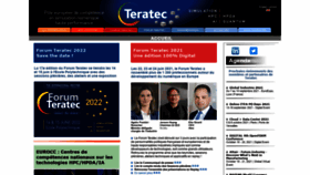 What Teratec.eu website looked like in 2021 (2 years ago)