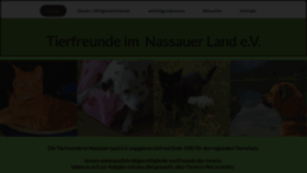 What Tierfreunde-nassauerland.de website looked like in 2021 (2 years ago)
