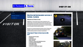 What Tolsontarmac.co.uk website looked like in 2021 (2 years ago)