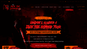What Thejacktherippertour.com website looked like in 2021 (4 years ago)