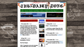What Tongsville.com website looked like in 2021 (2 years ago)