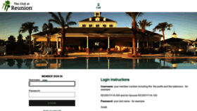 What Theclubatreunionresort.com website looked like in 2021 (2 years ago)