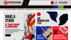 What Totalmerchandise.co.uk website looked like in 2021 (2 years ago)