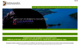 What Takamaka.fr website looked like in 2021 (2 years ago)