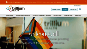 What Trilliumhealth.org website looked like in 2021 (2 years ago)
