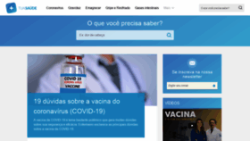 What Tuasaude.com website looked like in 2021 (3 years ago)