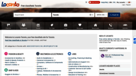 What Toronto.locanto.ca website looked like in 2021 (2 years ago)