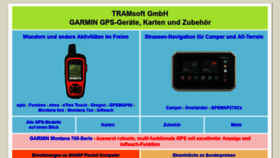 What Tramsoft.ch website looked like in 2021 (2 years ago)