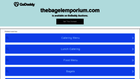 What Thebagelemporium.com website looked like in 2021 (2 years ago)