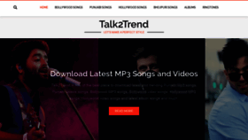 What Talk2trend.com website looked like in 2021 (2 years ago)