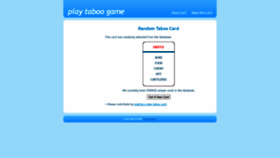 What Taboogame.net website looked like in 2021 (2 years ago)