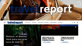 What Travelreport.mx website looked like in 2021 (2 years ago)