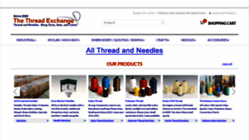 What Thethreadexchange.com website looked like in 2021 (3 years ago)