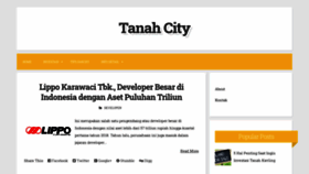 What Tanahcity.com website looked like in 2021 (2 years ago)