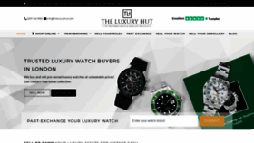What Theluxuryhut.com website looked like in 2021 (3 years ago)