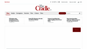What Thecradle.co website looked like in 2021 (2 years ago)